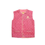 Boys Ethnic Printed 100% Organic Cotton Nehru Jacket