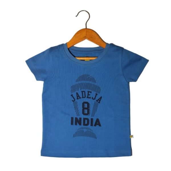 Unisex Jadeja 8 Cricket Worldcup Printed T-Shirt - Image 1