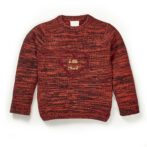 Girls Heart Printed 100% Organic Cotton Sweater
