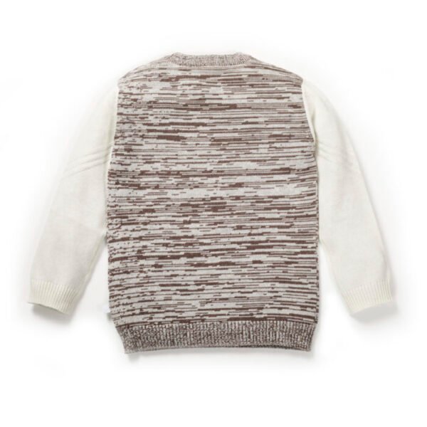 Boys Car & Bus Embroidered 100% Organic Cotton Sweater - Image 3