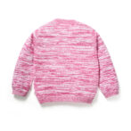 Girls Floral Embroidered 100% Organic Cotton Sweater - Image 2