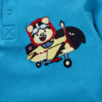 Boys Plane Embroidered 100% Organic Cotton Jacket - Image 3