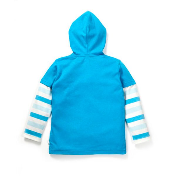 Boys Plane Embroidered 100% Organic Cotton Jacket - Image 2
