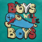Boys Graphic Printed 100% Organic Cotton T-shirt - Image 3