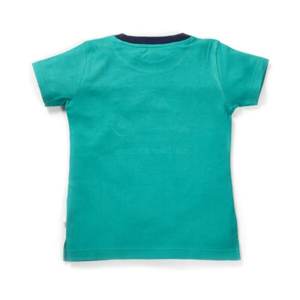 Boys Car Graphic Printed 100% Organic Cotton T-Shirt - Image 2