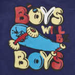 Boys Graphic Printed 100% Organic Cotton T-shirt - Image 3