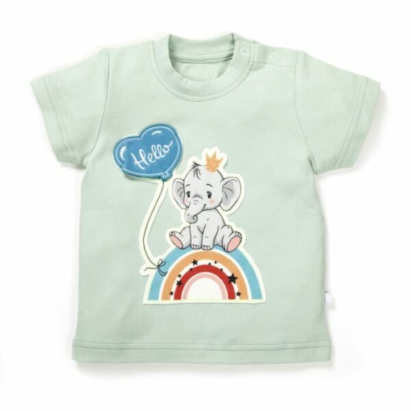 Boys Elephant & Turtle Printed T-Shirt Combo - Image 6