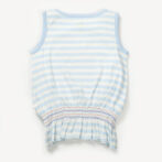 Girls Birds & Floral Embroidered Organic Cotton Top - Image 2