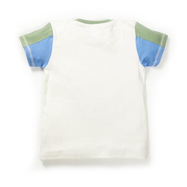 Boys Air Fun Graphic Printed Organic Cotton T-Shirt - Image 2
