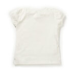 Girls Flamingo Embroidered 100% Organic Cotton Top - Image 3
