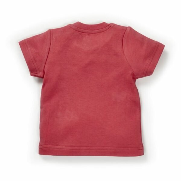 Girls Bird & Giraffe Printed T-Shirts Combo - Pink & Yellow - Image 9