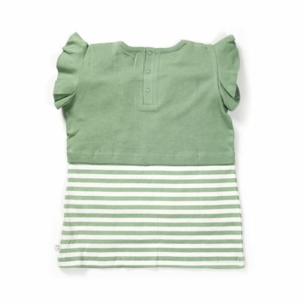 Girls Butterfly & Floral Embroidered Organic Cotton Top - Image 5