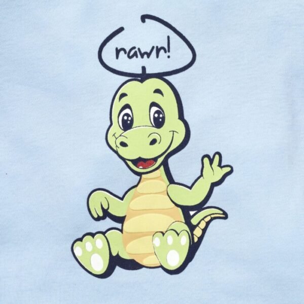 Boys 100% Organic Cotton T-Shirt & Denim Shorts - Image 3