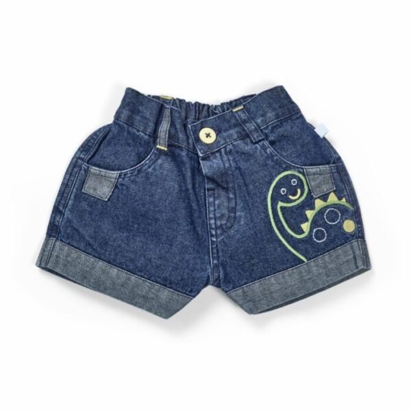 Boys 100% Organic Cotton T-Shirt & Denim Shorts - Image 4