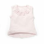 Girls Frill Neck Top and Teddy printed Leggings Set - Image 2