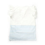 Girls Butterfly & Floral Embroidered Organic Cotton Top - Image 2