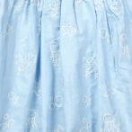 Girls 100% Organic Cotton Sea Life Embroidered Frock - Image 3