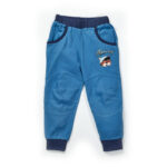 Boys Racing Tiger Embroidered 100% Organic Long Pant