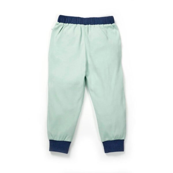 Boys Racing Tiger Embroidered 100% Organic Pant - Image 2