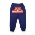 Boys 100% Organic Cotton Long Pant With Stripe Pocket
