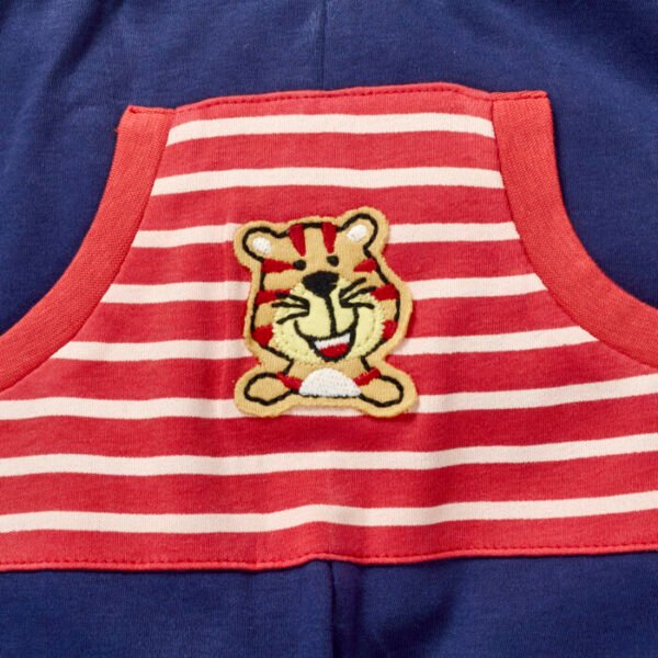 Boys 100% Organic Cotton Long Pant With Stripe Pocket - Image 3