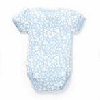 Girls Printed 100% Organic Cotton Frill Neck Bodysuit - Image 4