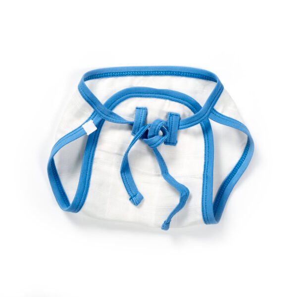 Unisex 100% Organic Cotton Blue Star Printed Jhabla - Image 6