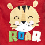 Boys 100% Organic Cotton Bodysuit With Tiger Print - Image 4