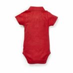 Boys 100% Organic Cotton Bodysuit With Tiger Print - Image 3