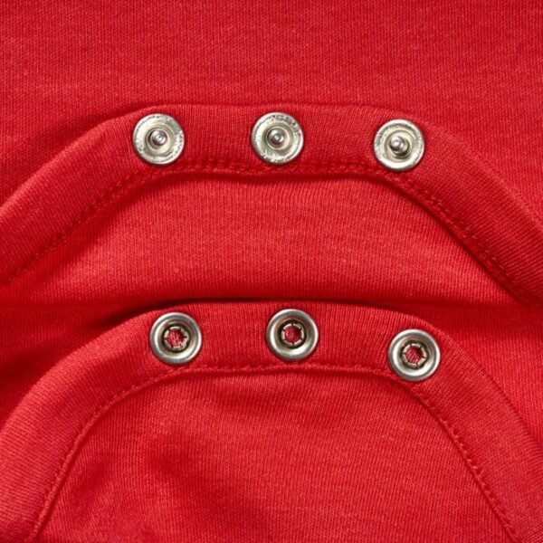 Boys 100% Organic Cotton Bodysuit With Tiger Print - Image 2