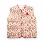 Boys Geometric Printed 100% Organic Cotton Nehru Jacket