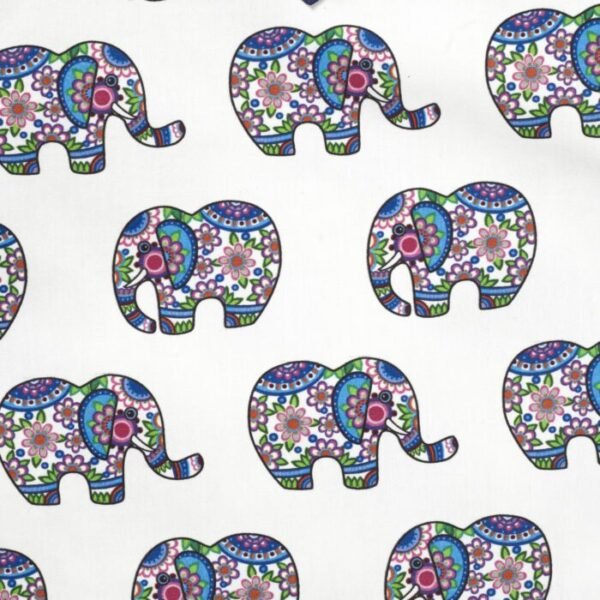 Boys Elephant Printed Kurta & Pajama Set - Image 3