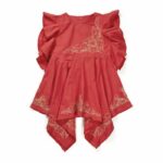 Girls Festive Embroidered Handkerchief Style Frock