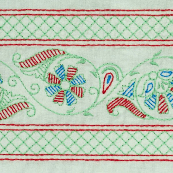 Girls Festive Printed Skirt, Blouse & Shaded Dupatta - Image 4