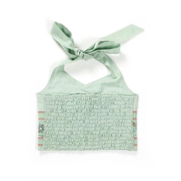 Girls Festive Printed Skirt, Blouse & Shaded Dupatta - Image 5