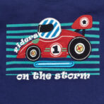 Boys Car Graphic Printed 100% Organic Cotton T-Shirt - Image 3