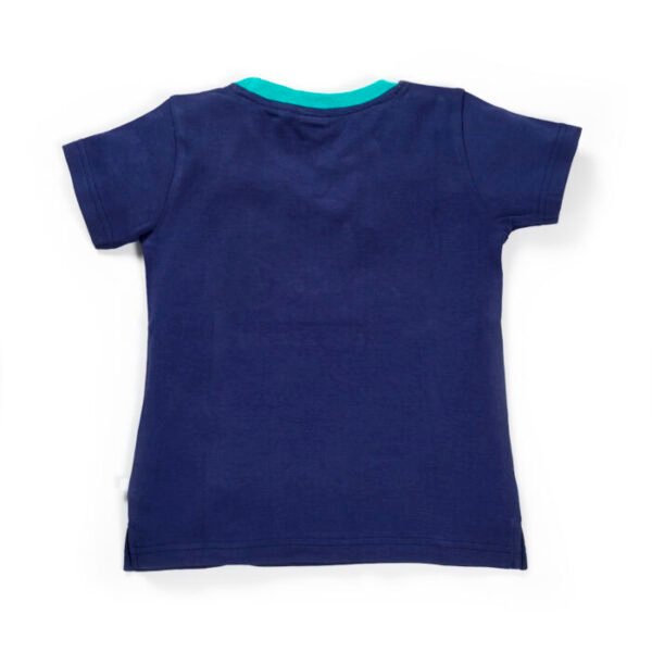 Boys Car Graphic Printed 100% Organic Cotton T-Shirt - Image 2