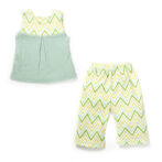 Girls Printed Top With Palazzo Set