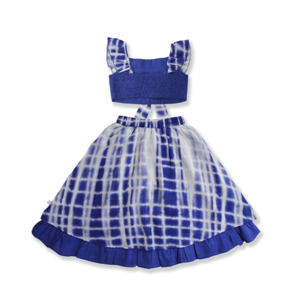 Girls Organic Cotton Top & Tie-Dye Double Layered Skirt - Image 4