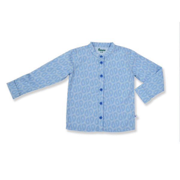 Boys Organic Cotton Paisley Printed Ethnic Shirt - Image 1