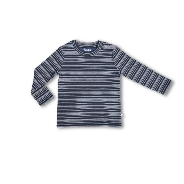 100% Organic Cotton Striped Tee With Coordinating Pant Set - Image 3