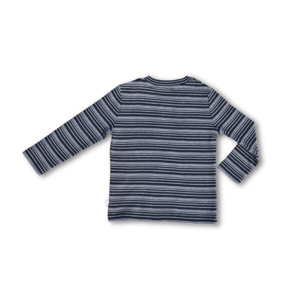 100% Organic Cotton Striped Tee With Coordinating Pant Set - Image 4