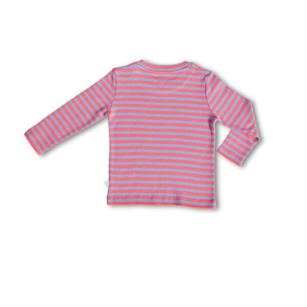 100% Organic Cotton Striped Tee With Coordinating Pant Set - Image 4