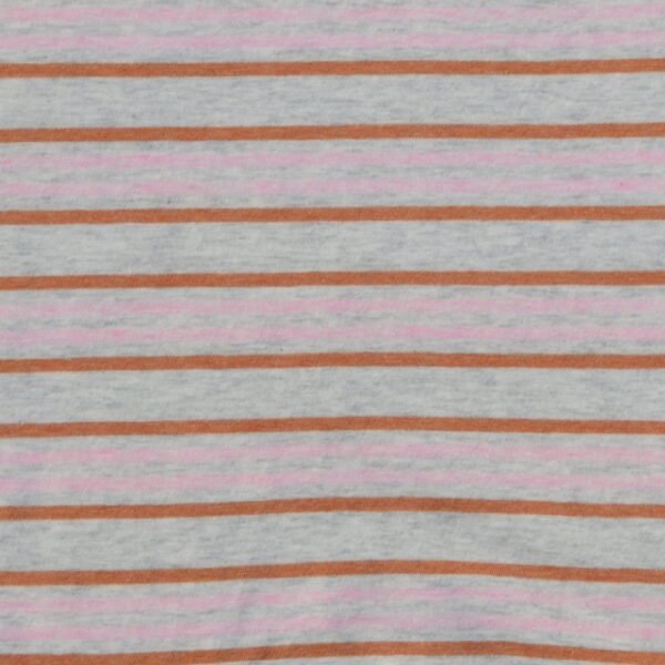 100% Organic Cotton Striped Tee With Coordinating Pant Set - Image 7