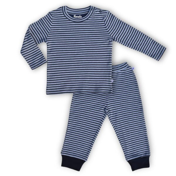 W24-YDS-S4-B-scaled-1.jpg 100% Organic Cotton Striped Tee With Coordinating Pant Set - Image 1