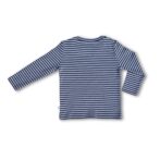 100% Organic Cotton Striped Tee With Coordinating Pant Set - Image 4