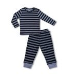 100% Organic Cotton Striped Tee With Coordinating Pant Set