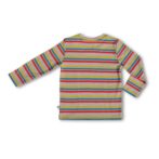 100% Organic Cotton Full Sleeves Round Neck Striped Tee - Image 3