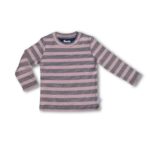 100% Organic Cotton Full Sleeves Round Neck Striped Tee