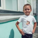 Pranava Unisex Organic Cotton Round Neck White Cute Super Mom Printed T-Shirt